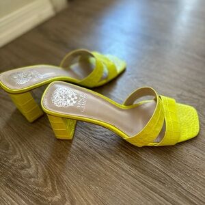 Neon Yellow Heels